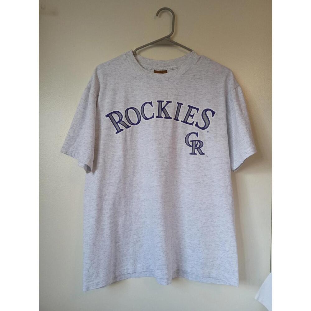 Nutmeg Mills Colorado Rockies Andres Galarraga T-Shirt Size Medium